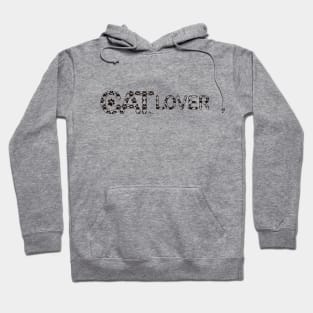 CAT Lover pawprint design Hoodie